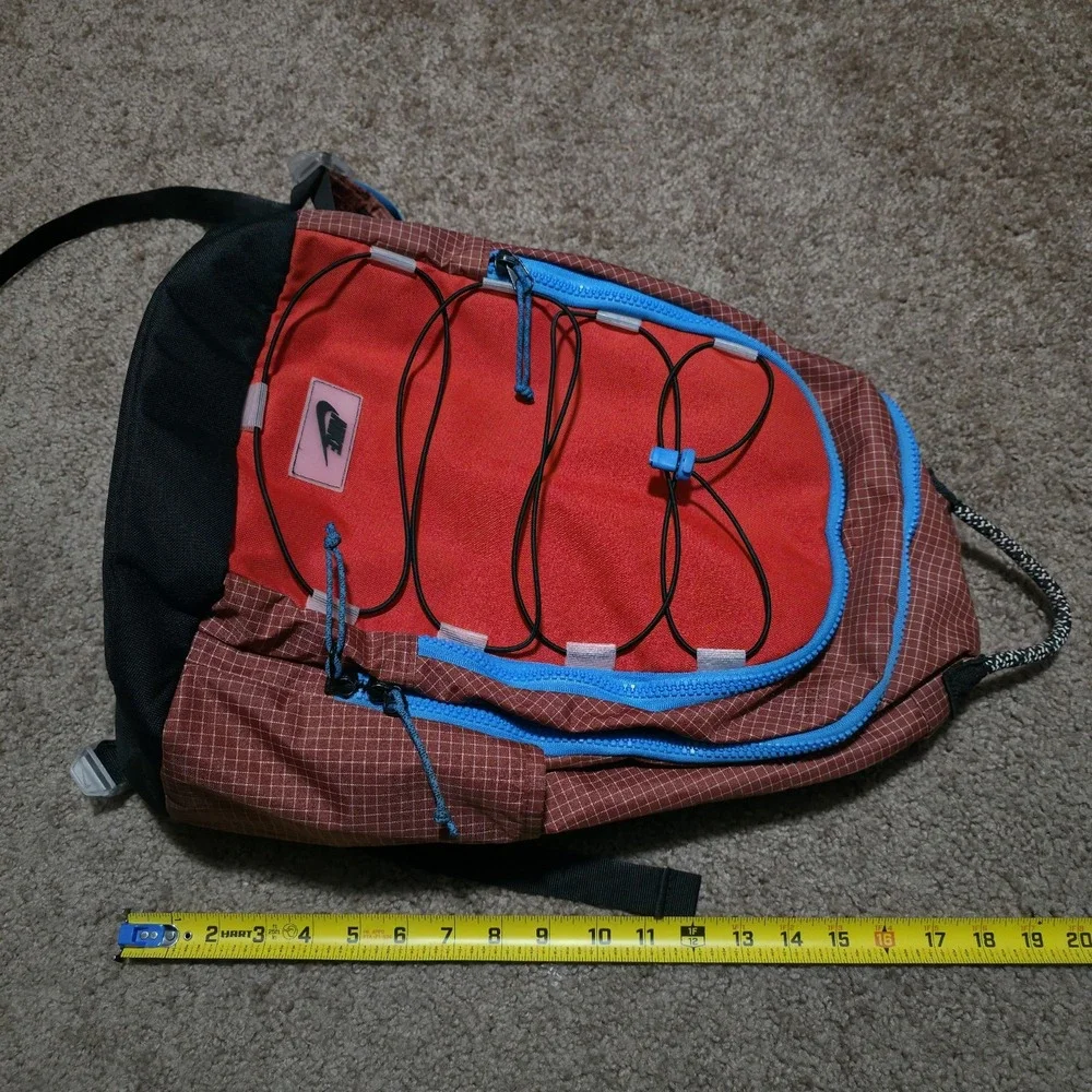 Nike Hayward 2.0 Backpack Red Bookbag Work School Straps Sports Bag Zip
